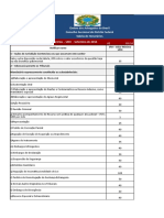 Tabela de URH OAB DF