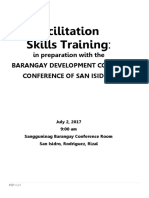 Facilitation Skills Training Module