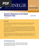 Download Russias Response to the Global Financial Crisis by Carnegie Endowment for International Peace SN35308308 doc pdf