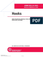 Hooks: ASME B30.10-2005