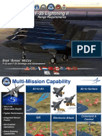 F35 Lightning II Range Requirements