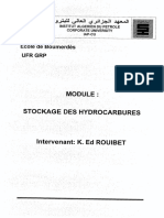 Stockage Des Hydrocarbures PDF