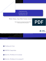 Conferencia 3 Optimizacion ModelacionII PDF
