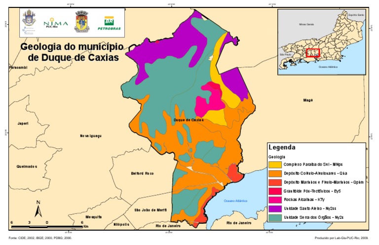 Geologia  Do  Municipio  de  Duque  de  Caxias PDF  PDF  Natureza
