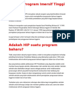 Apakah Program Imersif Tinggi