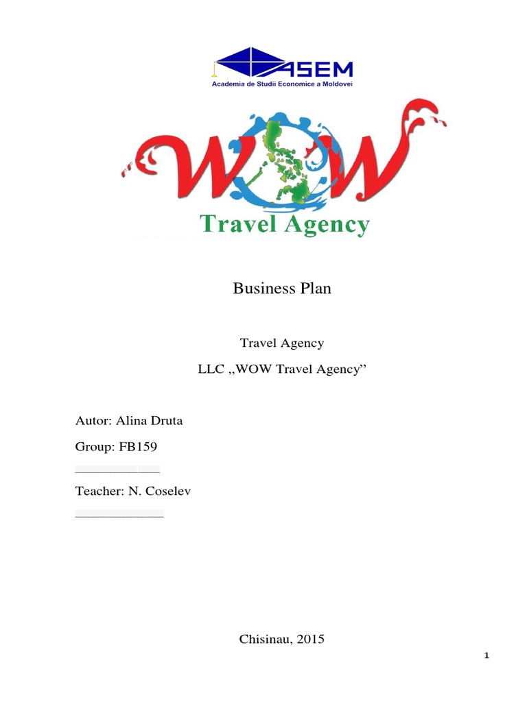 business plan tour and travel agency pdf