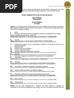 Codigo Administrativo Edo. Mex.
