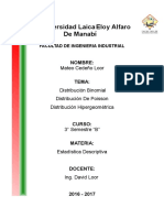 Distribucion Estadistica