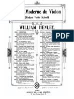 Henley.W - Ecole Moderne Du Violon Modern Violin School Op51 BK 10 Chords and Part-Playing PDF