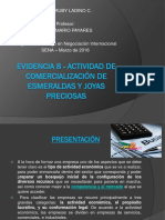 Evidencia 8 - Actividad de Comercialización de Esmeraldas y Piedras Preciosas