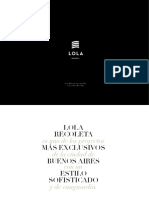 Lola Recoleta Brochure - ABV ARMANI