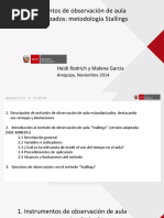 Instrumentos Estandarizados de Observación-Metodologia Stallings