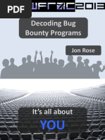 Decoding Bug Bounty Programs: Jon Rose