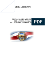 Protocolo de Atención Del Acoso Laboral en Asamblea Legislativa (Versión Final 2013)