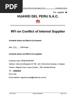  RFIs on Conflict of Interest SupplierV1-Rev1