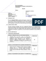 Syllabus Tm-302 Topografía Minera 2014