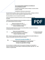 Guía Práctica para Colocar El Correcto Factor de Cálculo en Los Índices de Frecuencia y Severidad en Las Estadísticas de SST