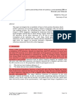 Tollan (2012) - Island Constraints and Extraction of Lexical Case-marked DPs in Finnish and Turkish