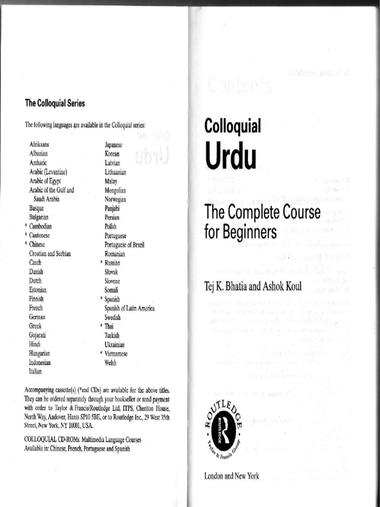 Colloquial Arabic Of Egypt The Complete Course For Beginners Pdf