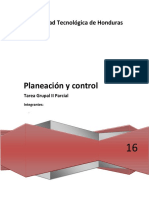 Planeacion y Control Tarea Grupal II