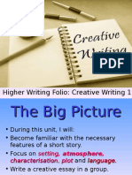 Higher Writing Folio: Creative Writing 1