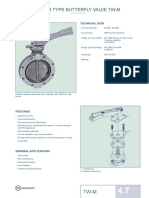 Wafer Type Butterfly Valve TW-M