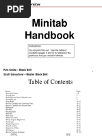 Minitab Handbook