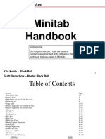 Minitab Handbook