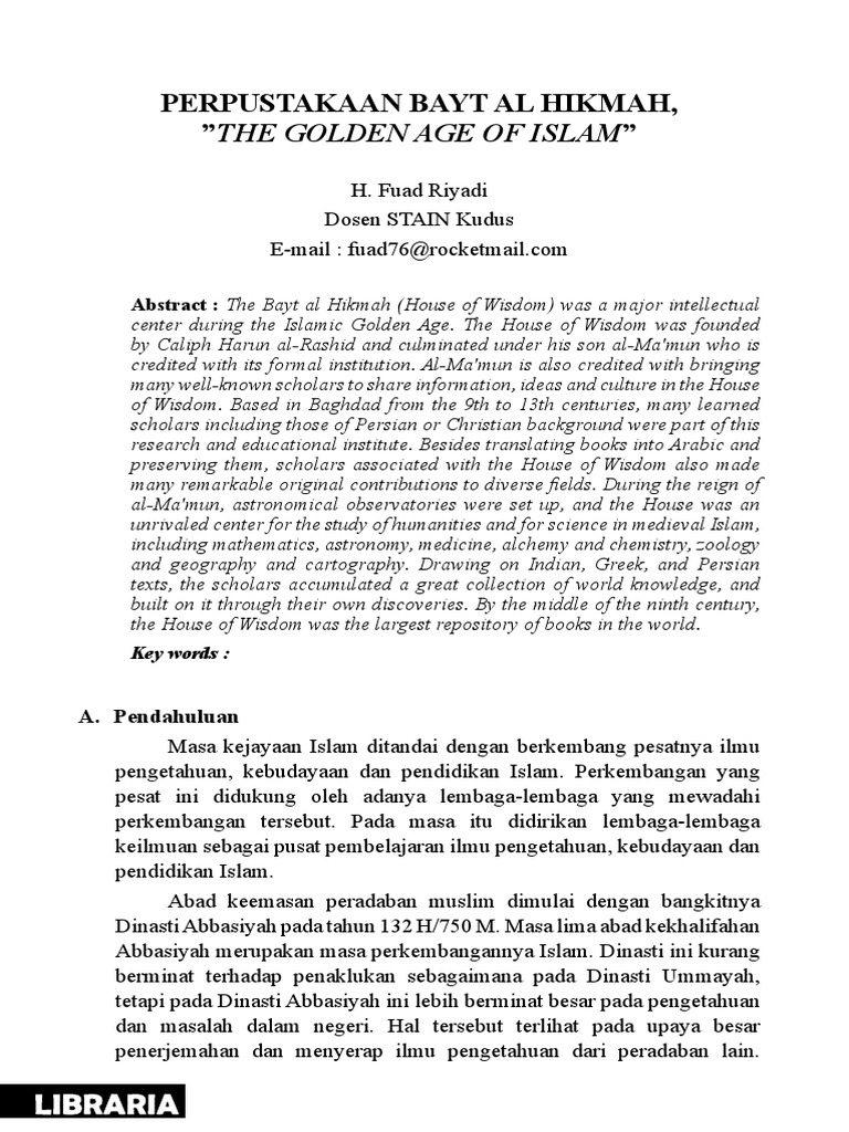 The Golden Age of Islam Explained | PDF | History