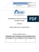 Procedimiento de izaje seguro