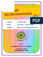 Buku Program Hari Keusahawanan 2017