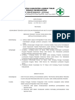 9.1.1.1 Keterlibatan Petugas Pemberi Pelayanan Klinis Dalam Peningkatan Mutu Klinis