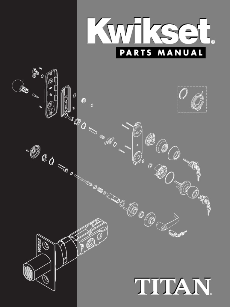 Kwikset Parts Manual PDF Car Body Styles Automotive Industry