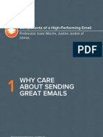 Components of A High-Performing Email