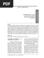 16. Correntes de Pensamento Das Ciências Sociais e Humanas
