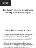 Download Pandangan 5 Agama Di Indonesia Tentang Transplantasi Organ by Altira Panjaitan SN353132091 doc pdf
