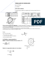 Formulario de Hidrología