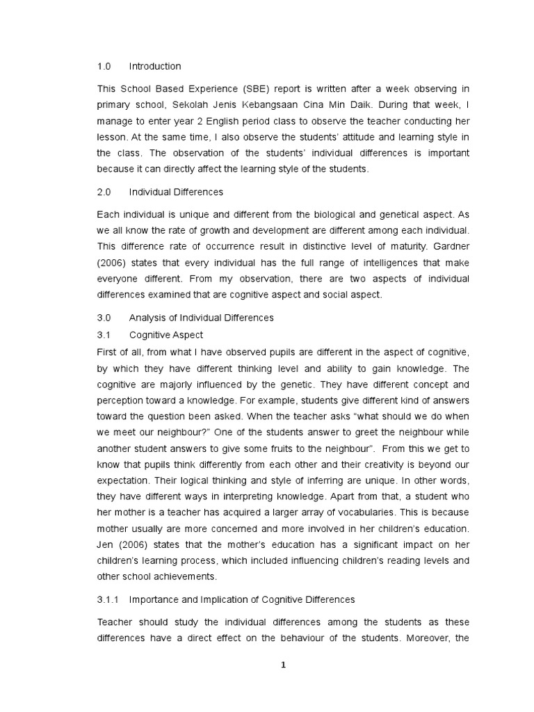 EDU Observation PBS | PDF | Extraversion And Introversion | Teachers