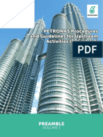 Petronas Procedure and Guidelines For Upstream Activities