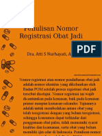 Cara Penomoran Obat