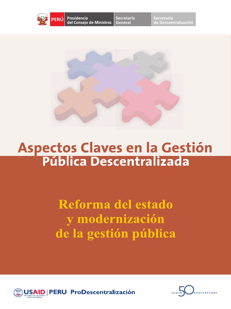 Reforma Del Estado y Modernizacion de La Gestion Publica | PDF ...