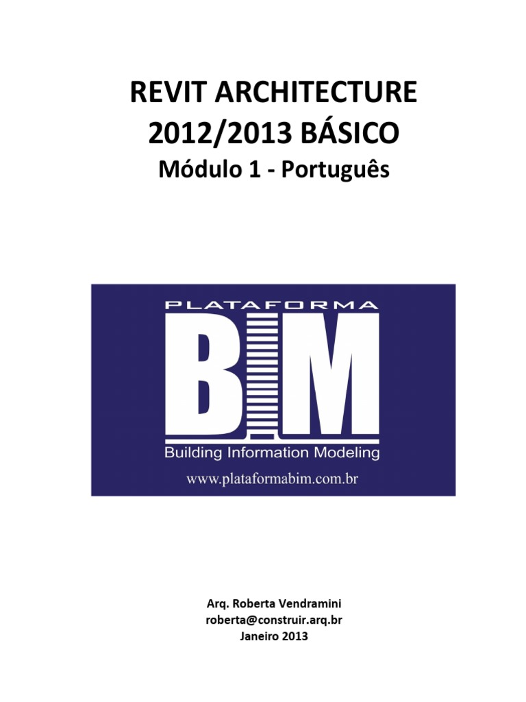 Revit Architecture 2012/2013 Básico | PDF | Autodesk Revit | BIM