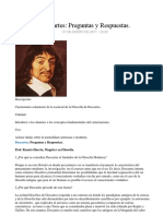 Descartes Preguntas y Respuestas
