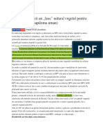 A fost descoperit un leac natural vegetal pentru HPV (virusul papiloma uman).docx