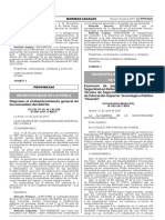 Exoneran de Pago Al Certificado de Seguridad en Defensa Civil y Por Inspección Técnica de Seguridad A Favor Del Instituto de Educación Superior Tecnológico Público Huando