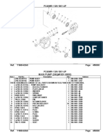 PC40MR-1 Main Pump Parts List