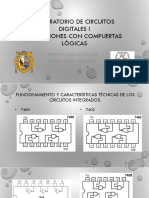 Laboratorio de Circuitos Digitales I Operaciones Con Compuertas Lógicas