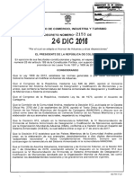 Decreto 2153 Del 26 de Diciembre de 2016