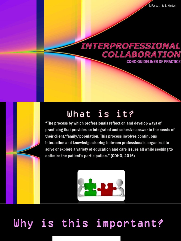 Interprofessional Collaboration Guidelines | PDF | Expert | Evidence ...