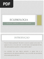 Eclesiologia (Aula 1)